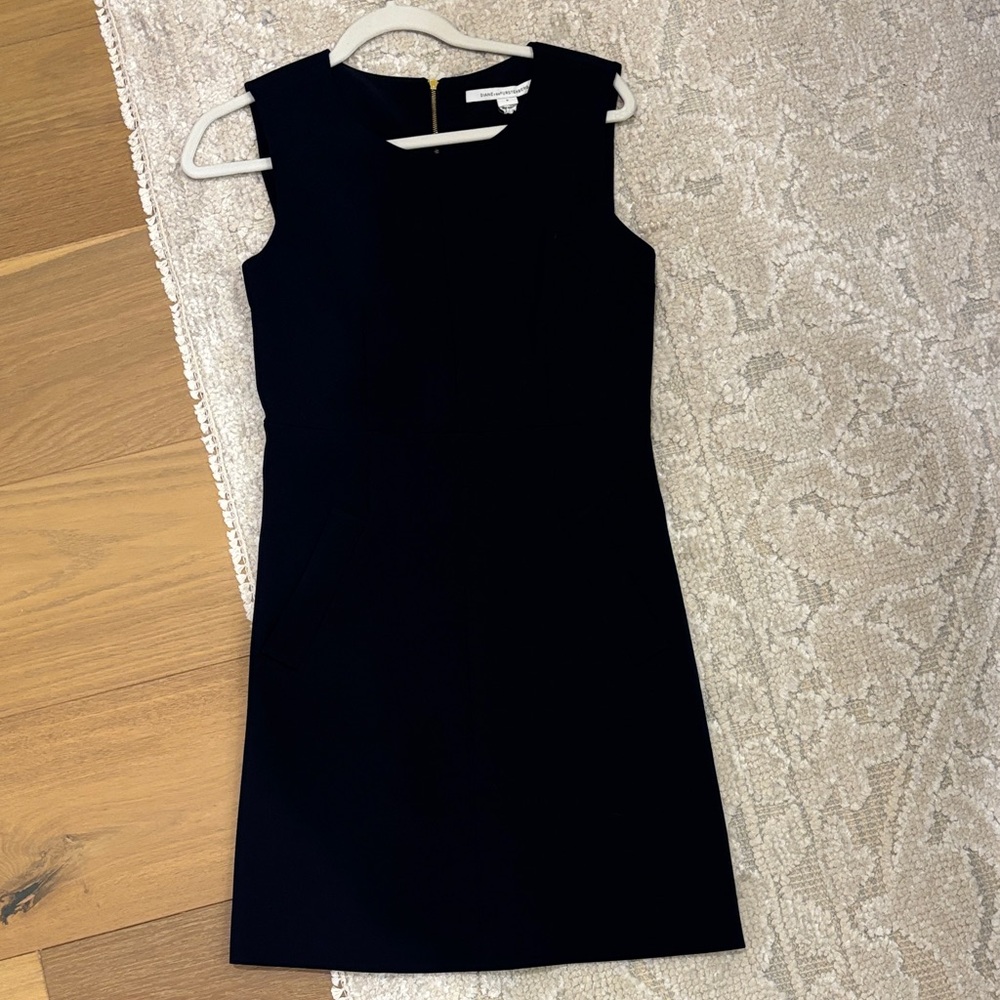 Diane Von Furstenberg Navy Mini Dress